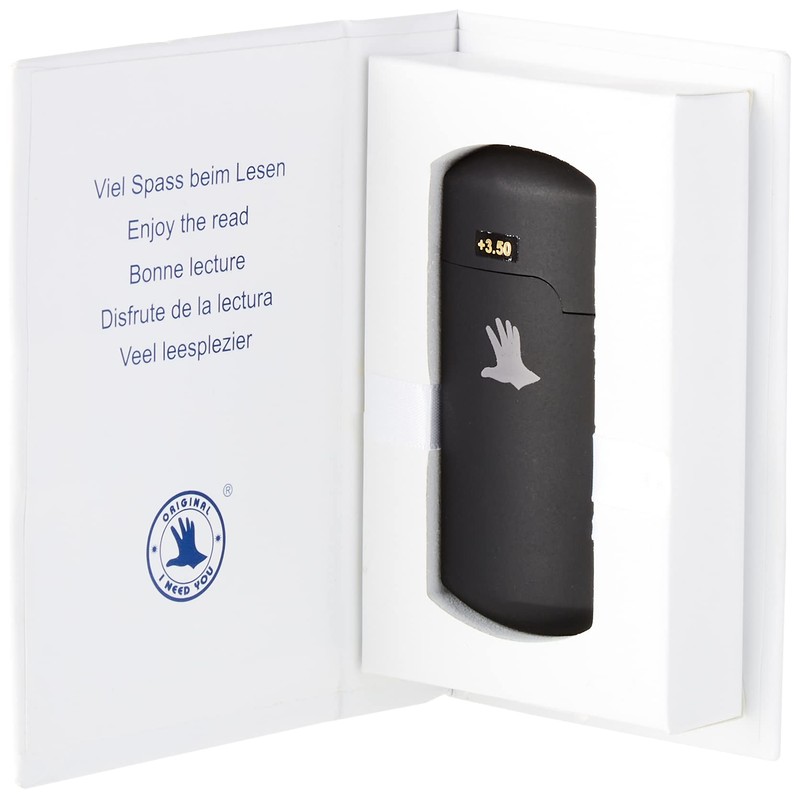 I NEED YOU Lesebrille Fire / +3.50 Dioptrien/Antik Silber, 1er