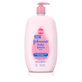 JOHNSON'S Moisturizing Baby Lotion with Coconut Oil, Hypoallergenic 27.1 oz (Pack of 3)