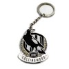 Collingwood Magpies Logo Metal Keyring