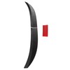 3pcs Rear Trunk Spoiler Kit ABS Adjustable Wearproof Heat Resistant