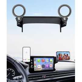 Soporte para teléfono de coche para Honda CRV/CR-V Hybrid 2023 2024 2025 2026/HR-V 2023-2026, accesorios se aplican a visualización táctil de 7/9 pulgadas, clip fijo magnético para