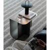 Modern Stainless Steel Side Table,Minimalist Storage Coffee Table(Silver)