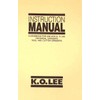 K.O.LEE Universal, Tool, & Surface Grinders Instructions & Operator Manual