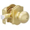 goldenwarm 1 Pack Brushed Gold Privacy Door Knobs Interior for