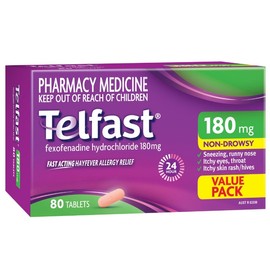 Telfast 180mg Tab X 80