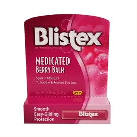 Blistex Bálsamo labial medicado SPF 15 Berry - 0.15 oz