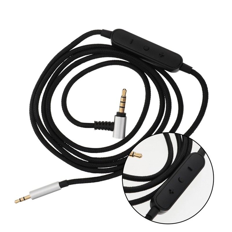 Gatuida 1pc Wired Earphone Control Cable for Material Compatible Multiple