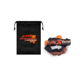 Adventure X Outdoors (1/2"x 20") Heavy Duty Off Road Recovery Soft Shackles (46,250lbs) Off Road Recovery Shackles and Storage Bag Black and Orange