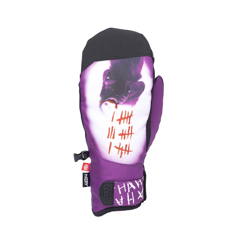 686 Primer Men's Water and Weather Resistant Glove, Black/Purple, Large