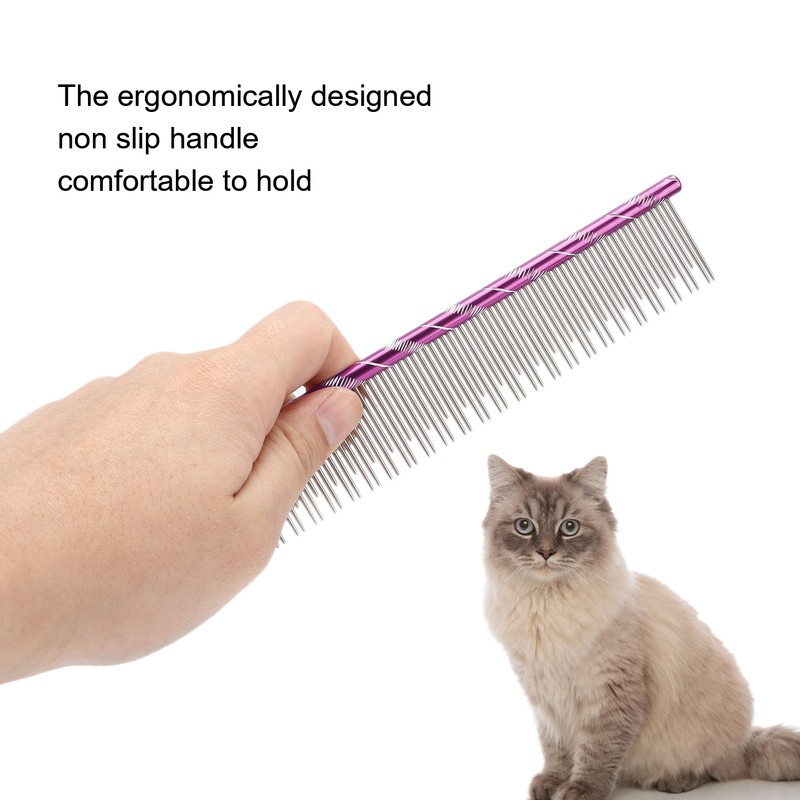 Pet Hair Removal Comb Rugged Durable Reusable Comfortable Open Knot