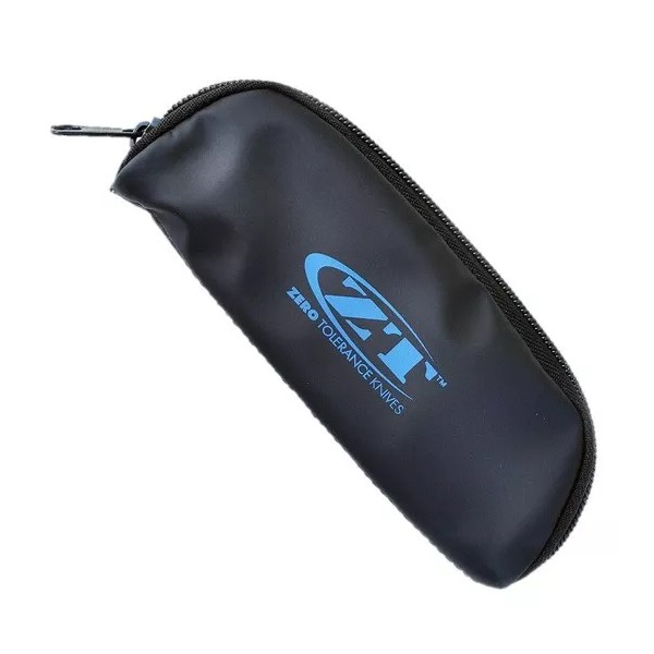 Zero Tolerance ZT Black Zipper Leatherette Sheep Skin Knife Pouch