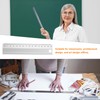 sourcing map 2pcs Cutting Ruler 15cm Metric Aluminum Alloy Straight