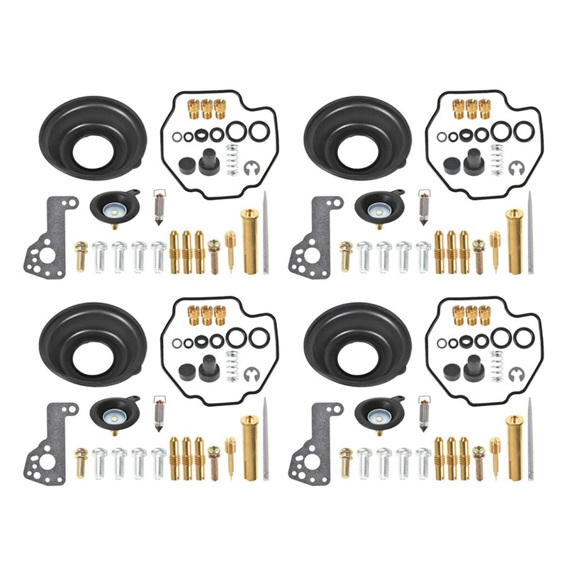 4 Set of Carburetor Repair Kits with Diaphragm Air Cut-off