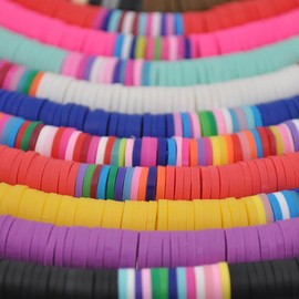 SAFIGLE Boho Anklets Beach Polymer Clay Anklet Adjustable Chain Ankle Jewelry for Women