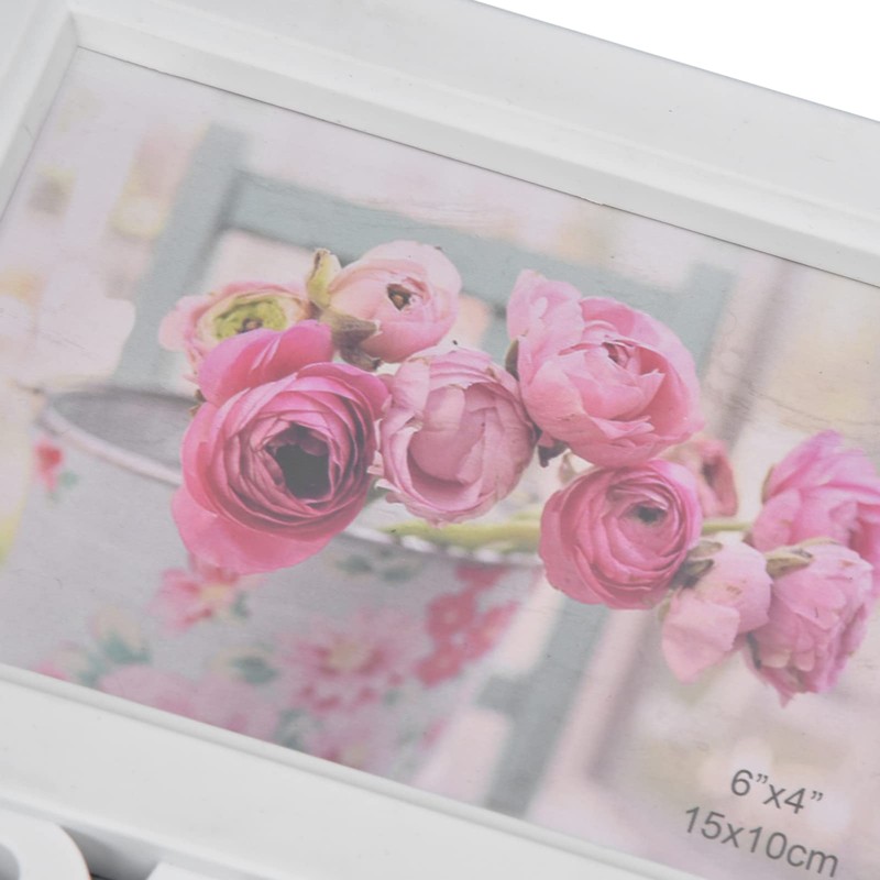 Haofy 4x6 Plastic Double Picture Frame, Eiffel Tower Double Picture