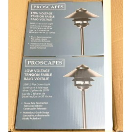 Malibu 2 PACK - Malibu Proscapes 20W 3-Tier Landscape Light Pathway Outdoor Weatherproo