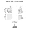 Hydra Force HY 6306012 - Coil 3 Prong DIN 12