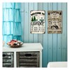 12 x 8 Inch Funny Camping Rules Sign Rustic Metal