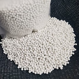 Tonmp 3 LBS 1/6" Diam Round Ceramic Beads Rock Tumbler Media Tumbling Ball Rock Tumbling Ceramic Filler Media for All Type Tumblers (4 mm)