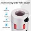 MECCANIXITY Aluminum Shaft Coupling 19mm to 20mm Flexible Spider Coupling