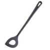 Westmark Pointed Hole Spoon/Cooking Spoon, Length: 30 cm, Gentle, Black,
