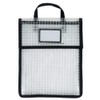 Mesh Pouch, Clear Holder, A4, Velcro Included, Handbag, Carrying Bag,