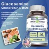 Amazing Nutrition Glucosamine Chondroitin Msm 240 Cápsulas Sabor Sin Sabor