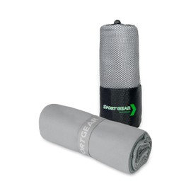 SPORT GEAR Quick Dry Camping & Travel Towel-Microfiber Travel Sports Towel, Microfiber Beach & Gym Sweat Towels For Men & Women Body, Travel Towels Fast Drying Lightweight, Quick Dry Towels For Travel