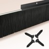 3-Pack Garage Door Brush Seal – CEPIA Black Bottom Sweep
