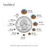 Beadsland 2880pcs Flat Back Crystal Rhinestones Round Gems for Nail