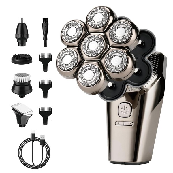 Bald Razor Wet and Dry, LOEVERY Upgraded Magnetic Head Shaver