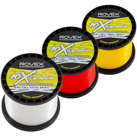 Rovex 10X Formula Monofilament 1/4kg (8.8oz) Spool: Clear: 19lb