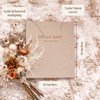 Peachly Baby Memory Book | Minimalist Baby First Year Keepsake