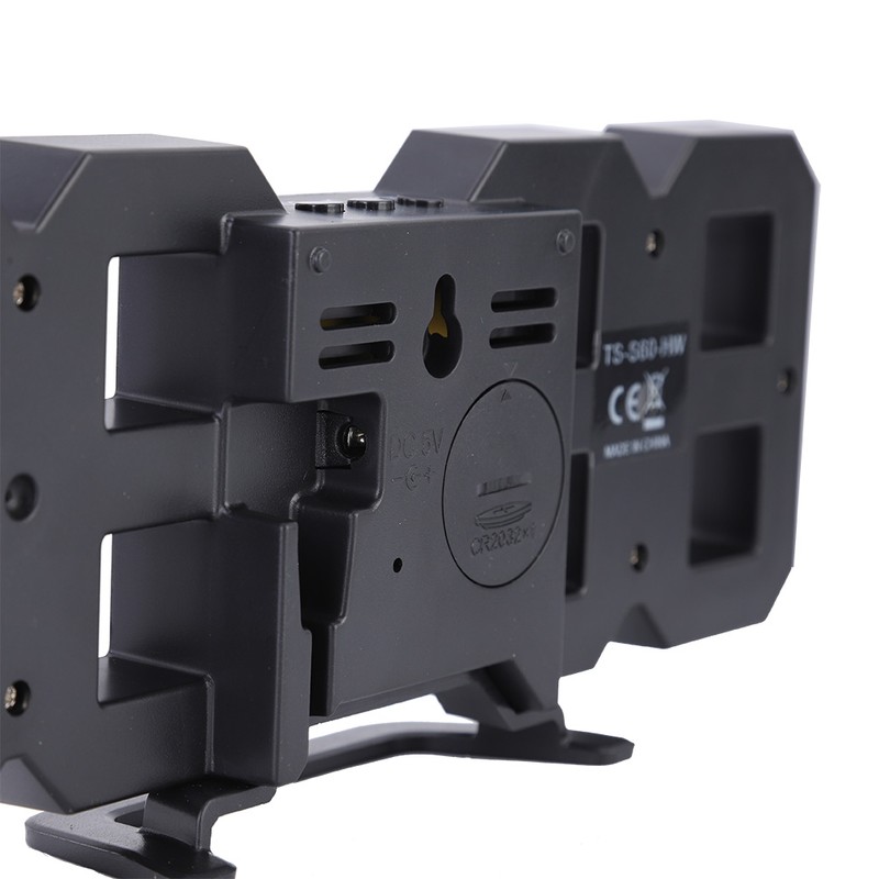 Digital LED Large 3D Table Hanging Wall Clock Alarm Snooze