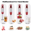 KOIOS 1000W Immersion Blender Handheld Blender Electric 5-in-1 Hand Blender