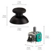 TOMSIN 2pcs Replacement Analog Module 3D Joystick Sensor Thumbsticks for