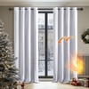 Deconovo Deconovo Super Soft Solid Thermal Insulated Room Darkening Curtains