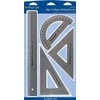 STAEDTLER College Combination Set - Triangle, Protractor & Ruler Set,