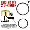 PRO BIKE TOOL Bicycle Handlebar Bell - Clear Ringtone for
