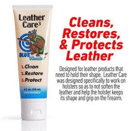 Blue Wonder Gun Holster Leather Care