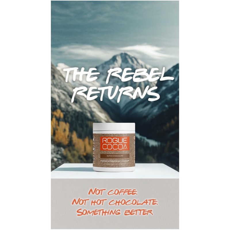 Rogue Cocoa- The Original Caffeinated Hot Chocolate (Rogue Cocoa Dutch