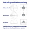 Karl Dahm Plate Joint Crosses 3 mm, Transparent, Pack of