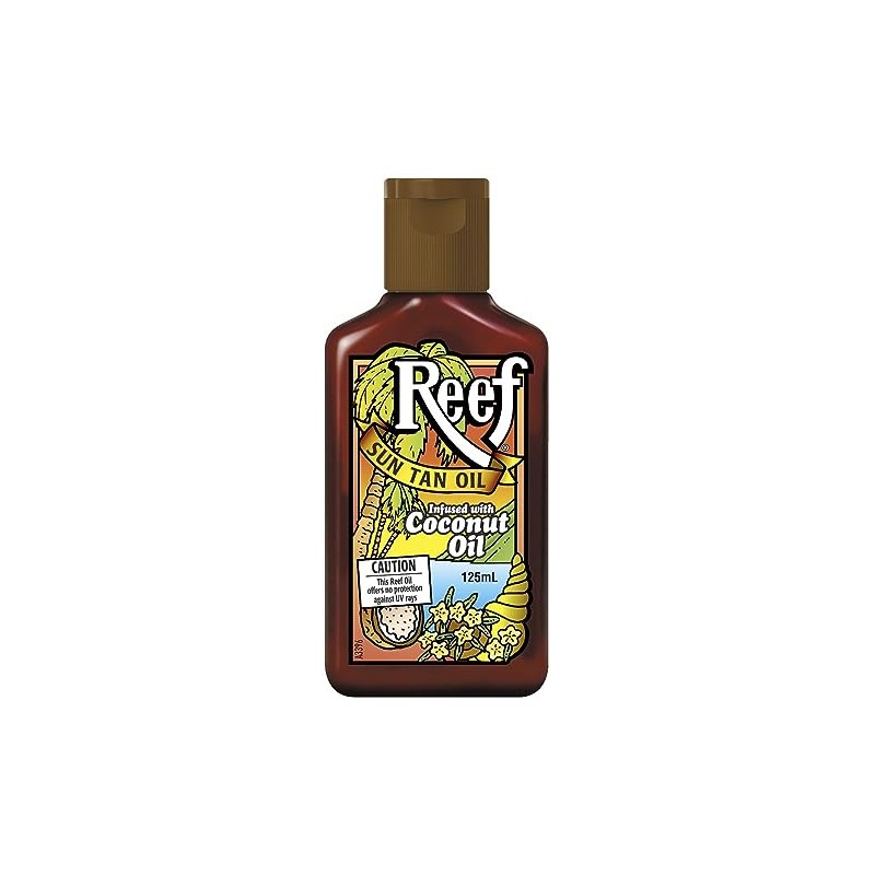 Reef Dark Sun Tan Oil Coconut 125ml (SPF0)