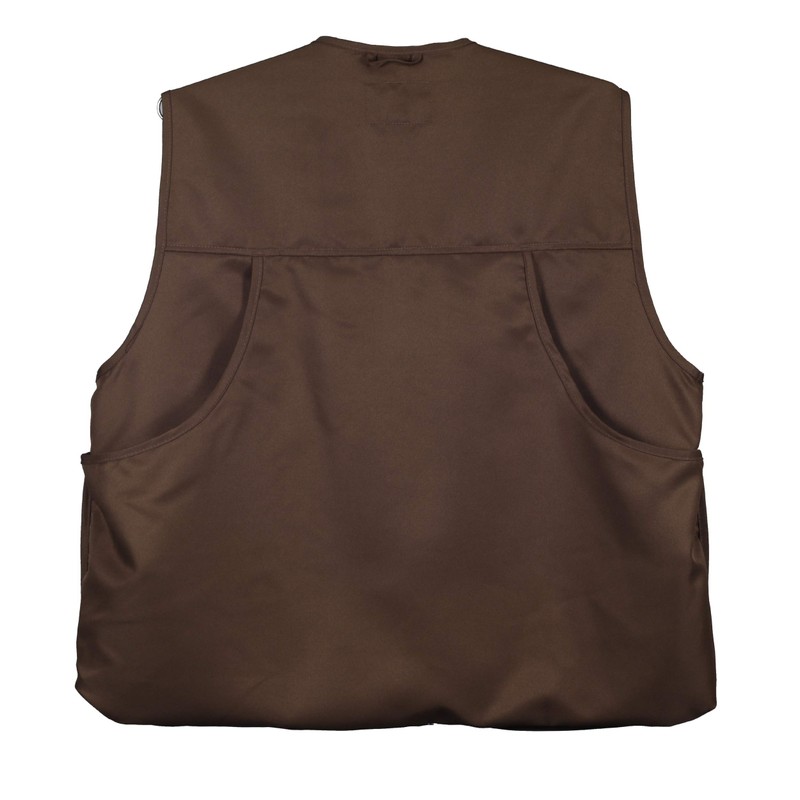 Gamehide Upland And Dove Lightweight Hunting Vest (Dark Brown, Large)
