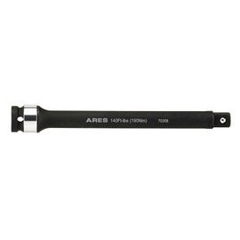 ARES 70358 | 140 ft-lb Torque Limiting Extension Bar | 1/2-Inch Drive Bar Measures 8 Inches Long | Flex Action Absorbs Additional Impact and Prevents Over-Tightening | Chrome Molybdenum Steel Construction