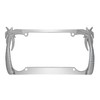 BDK Heavy Duty Rust-Proof Stainless Steel Chrome License Plate Frame