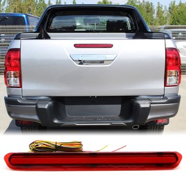 Dreamseek LED Center High Mount Tailgate Stop Lamp for Toyota Hilux Revo 2015-2022 Third Brake Reflector Tail Light w/Dynamic Sequential Turn Signal