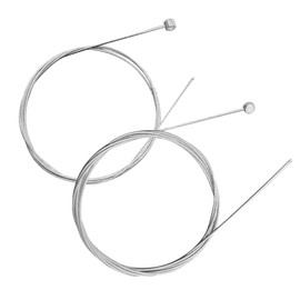 Desenda 1 Set Bicycle Brake Cables Universal Bicycle Before and After Brake Cable Bike Brake Cable for Road Bikes and Mountain Bikes (Silver)
