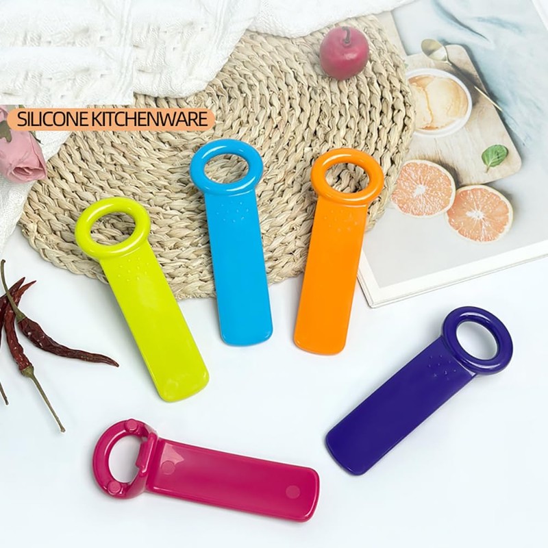 Ziranee Easy Jar Key Opener,6-Pack Ergonomic Jar & Bottle Opener