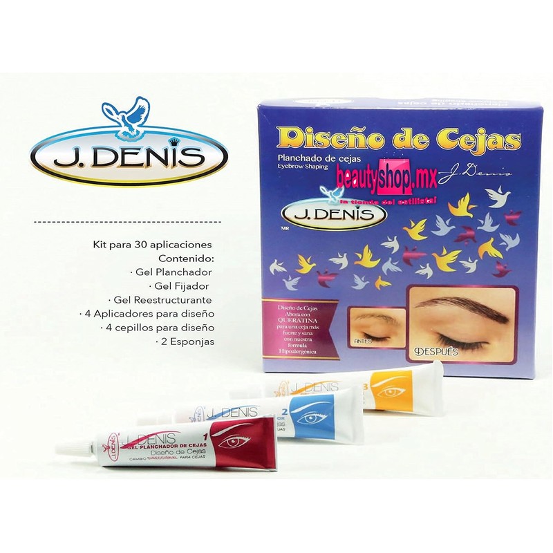 J DENIS Kit De Rizado Jade + Planchado De Ceja